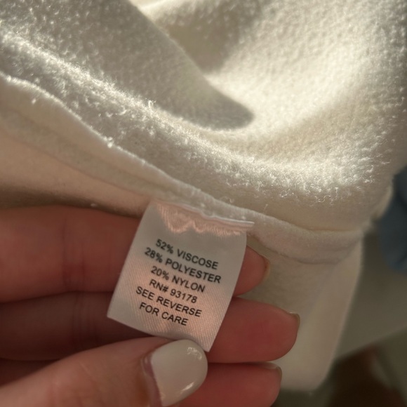 White Women’s Long Coat - Picture 5 of 6